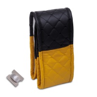 Чохол на кермо (чорно-жовтий)