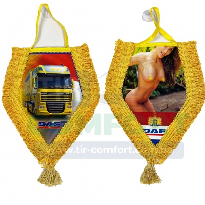 Вимпел в кабіну DAF (ромб двосторонній)