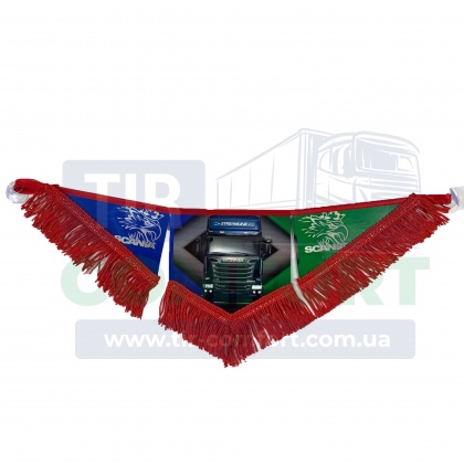Вимпел в кабіну SCANIA (фігурний трикутник)