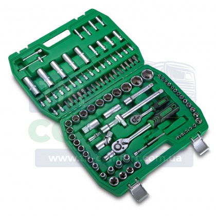 Набор инструментов Intertool 1/4", 1/2", 108 предметов (ET-6108SP)
